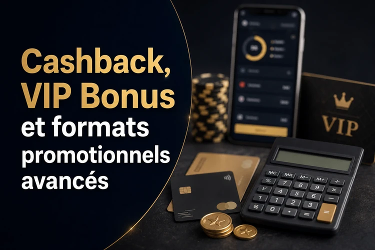 Cashback, VIP Bonus et formats promotionnels avancés