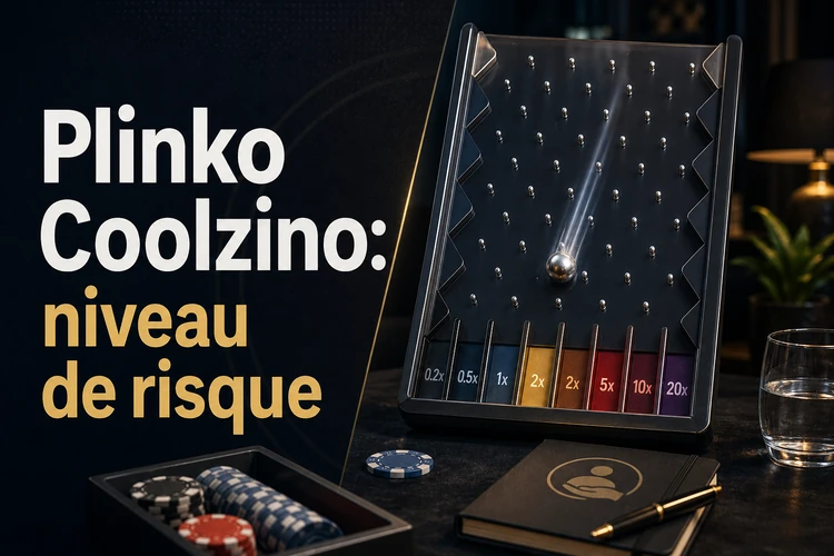 Plinko Coolzino: mécanique et niveau de risque